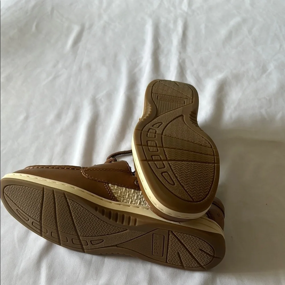 Sperry Brown Leather Boat Shoes